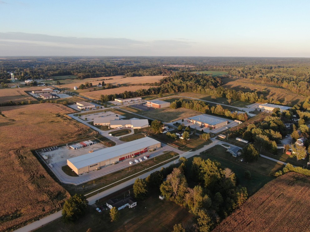 aerial image of Alion building